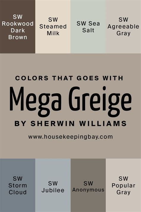 mega greige coordinating colors|Our Review of Mega Greige by Sherwin Williams.